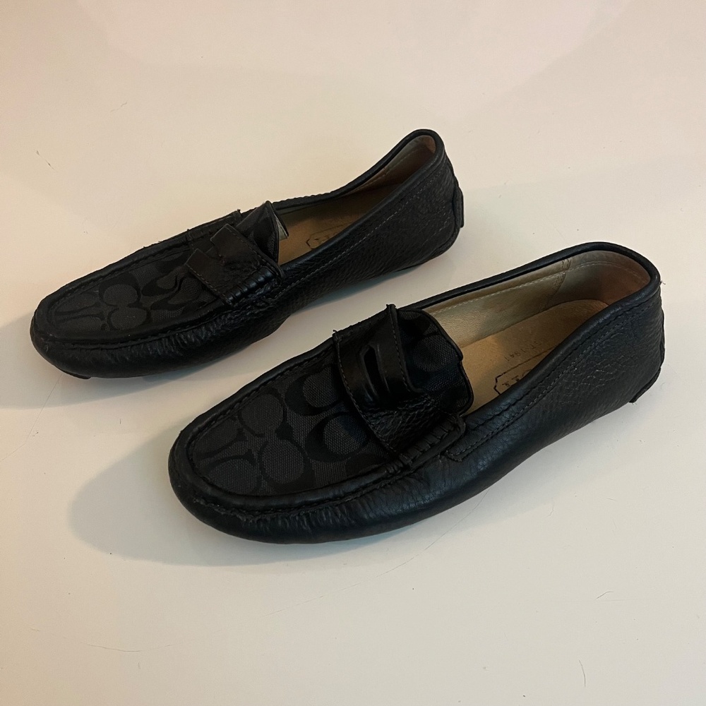 Coach Driving Shoes, Signature Jacquard - Picture 2 of 7